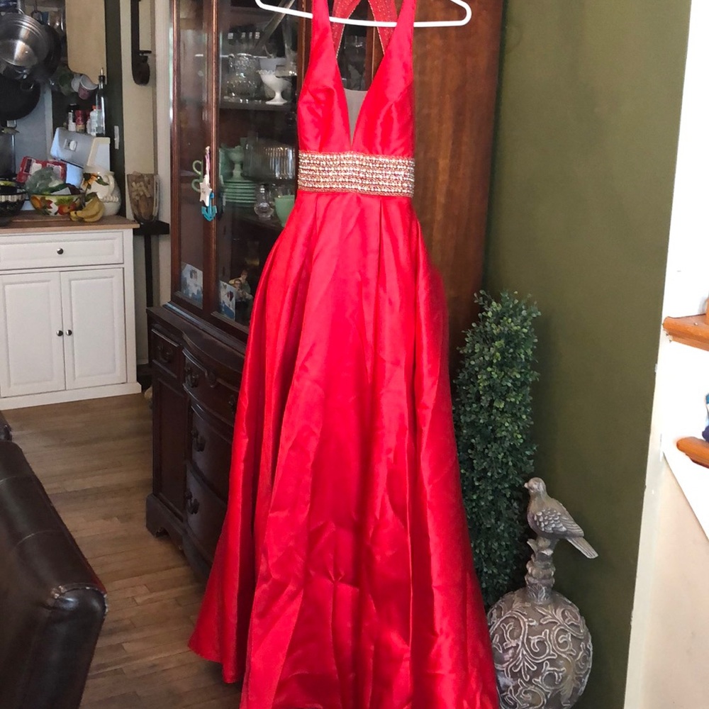 Red Prom Dress worn 1x